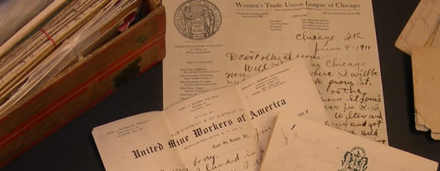 Letters from labor activist Pearl McGill to her family in Grandview, Iowa, 1911-1912