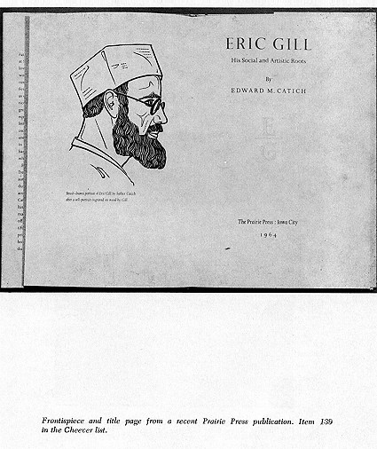 Frontispiece from a Prairie Press book