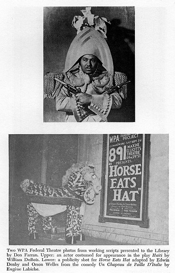 WPA Federal Theatre Photos