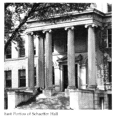 East Portico of Schaeffer Hall
