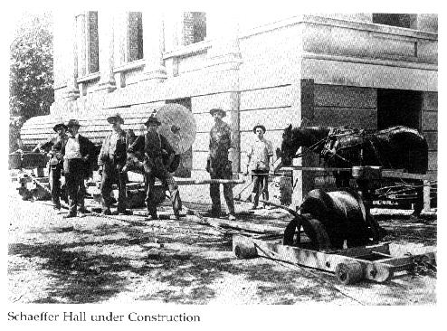Schaeffer Hall under construction