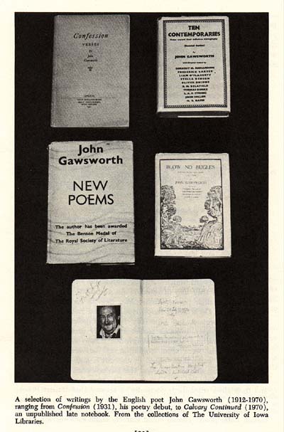 A selection of poetry by John Gawsworth