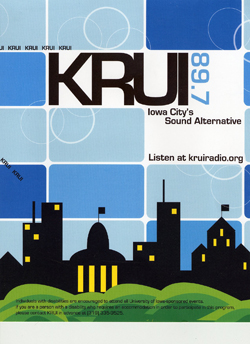 KRUI poster, 2010