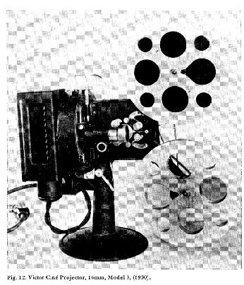 Victor Ciné projector, 16mm, Model 3.