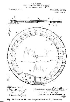 Diagram of a stereotrope projector.