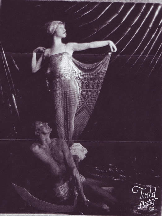 Ted Bradfor and Fay Adler in Robert Benney photograph