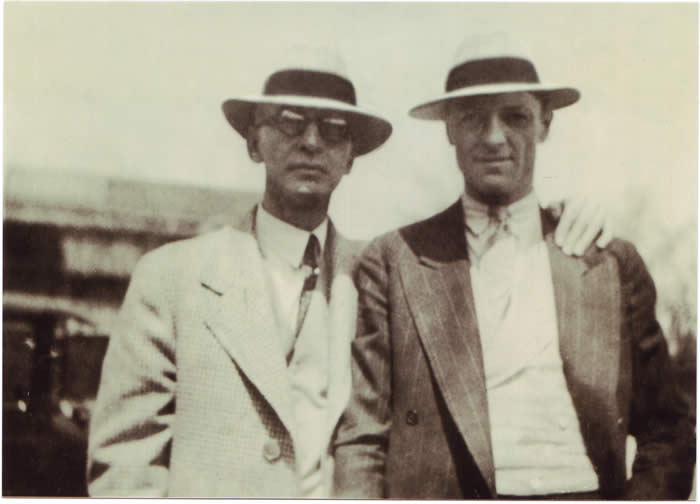 Ted Bradford and his father