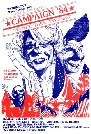 Announcement for Campaign '84 show