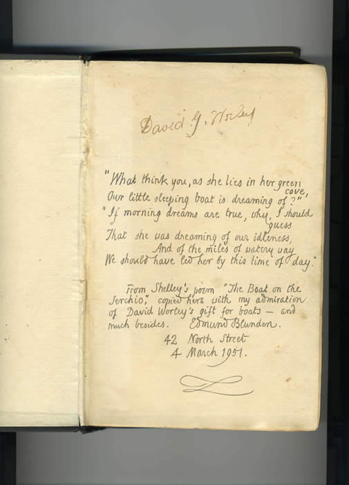 Inscription in Undertones of War