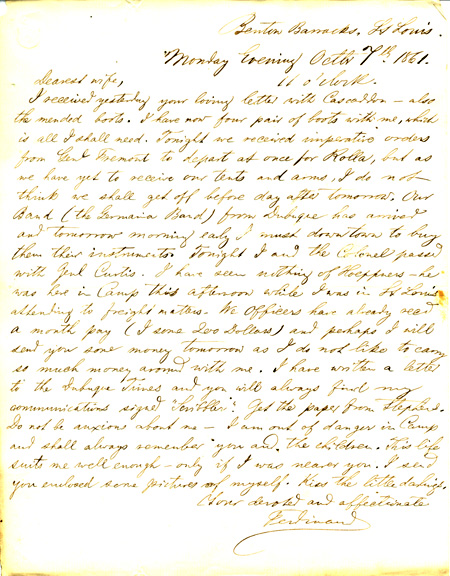Winslow letter