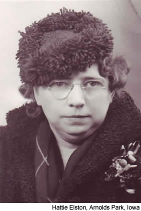 Portrait of Hattie Elston, Arnolds Park, Iowa ca. 1950
