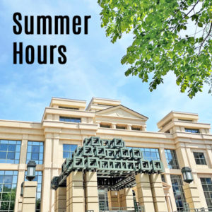 the Pappajohn Business Building on a bright summer's day