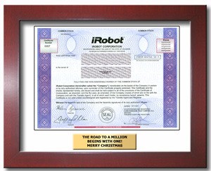 iRobot framed stock