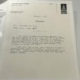 Women’s basketball NCAA attendance record, 1985 A letter from Casey Mahon to Christine Grant reiterates assurances provided to the State Fire Marshal that Carver Hawkeye Arena will never again exceed […]