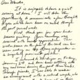 Letter to James Dixon from student Todd Snyder, 1981 The Maestro’s students stayed in touch to share news of their accomplishments.