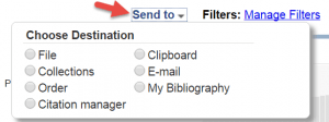 PubMed send to
