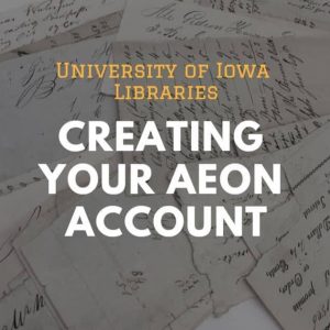 Creating Your Aeon Account