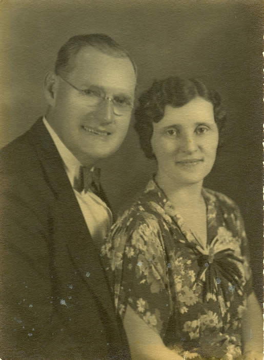 George Elmer Allan and wife