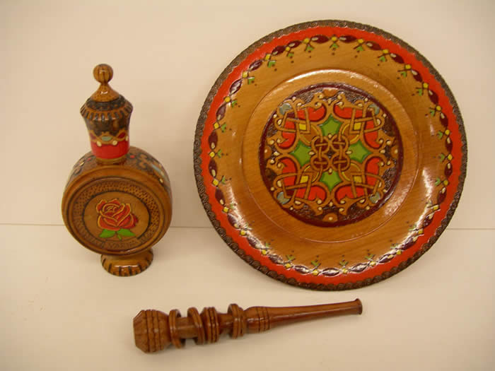 Wine Cash, Carved Plate, Cigarette Holder