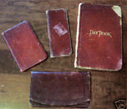 Photo of diaries